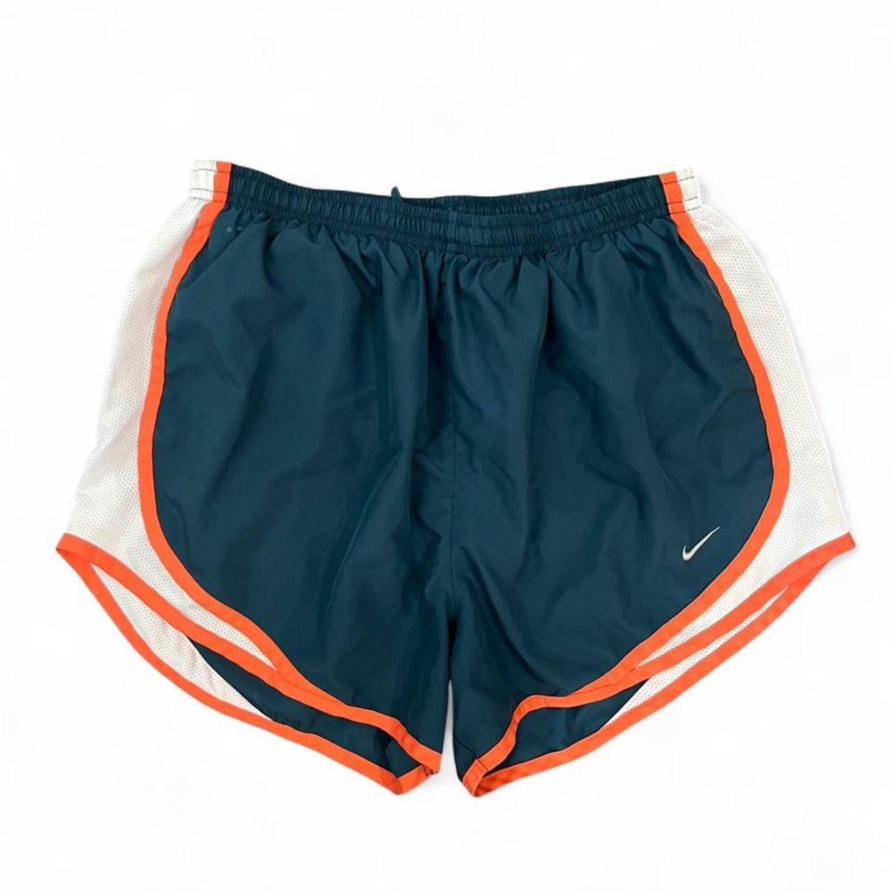Nike Teal and Orange Running Shorts